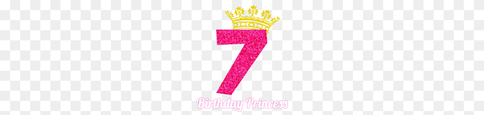 Birthday Design For Girl Princess Crown Pink Glitter Design, Accessories, Jewelry, Cross, Symbol Free Png