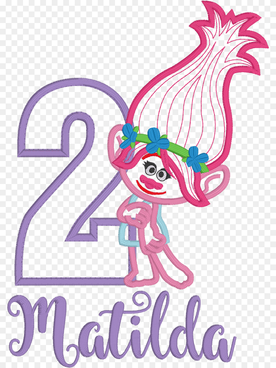 Birthday Download Trolls Birthday Svg, Text, Symbol Free Png