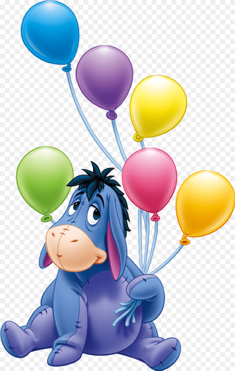 Birthday Eeyore Party Hq Winnie The Pooh Eeyore Birthday, Balloon, Baby, Person, Face Png Image