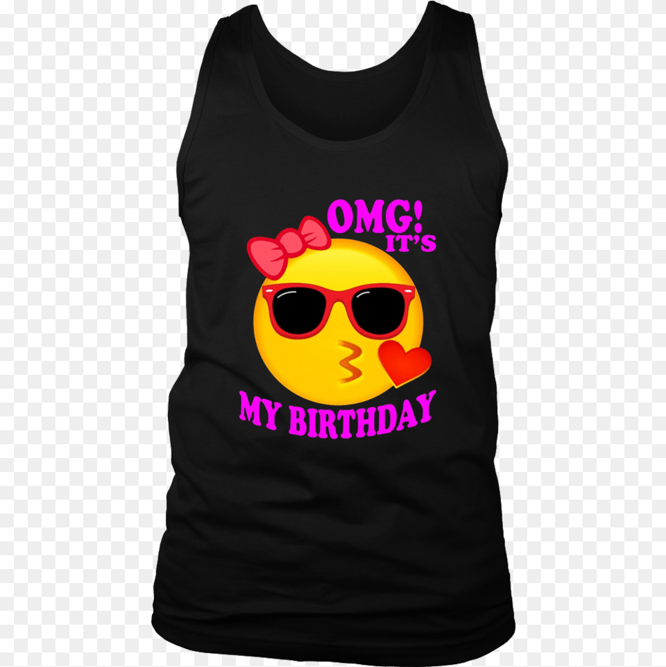 Birthday Emoji Shirt For Girls Active Tank, Accessories, Clothing, Sunglasses, T-shirt Free Png