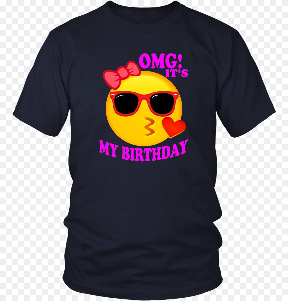 Birthday Emoji Shirt For Girls Shirt, Accessories, Clothing, Sunglasses, T-shirt Png Image