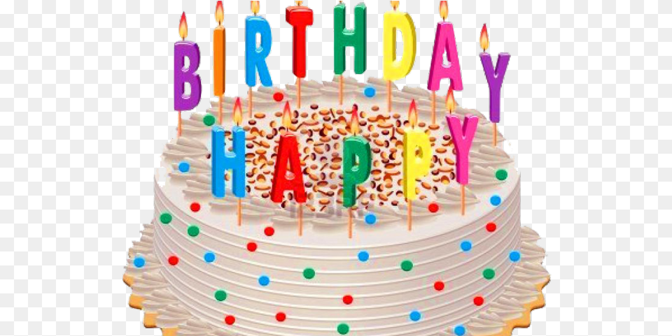 Birthday Emoji Transparent Background Birthday Cake, Birthday Cake, Cream, Dessert, Food Free Png Download