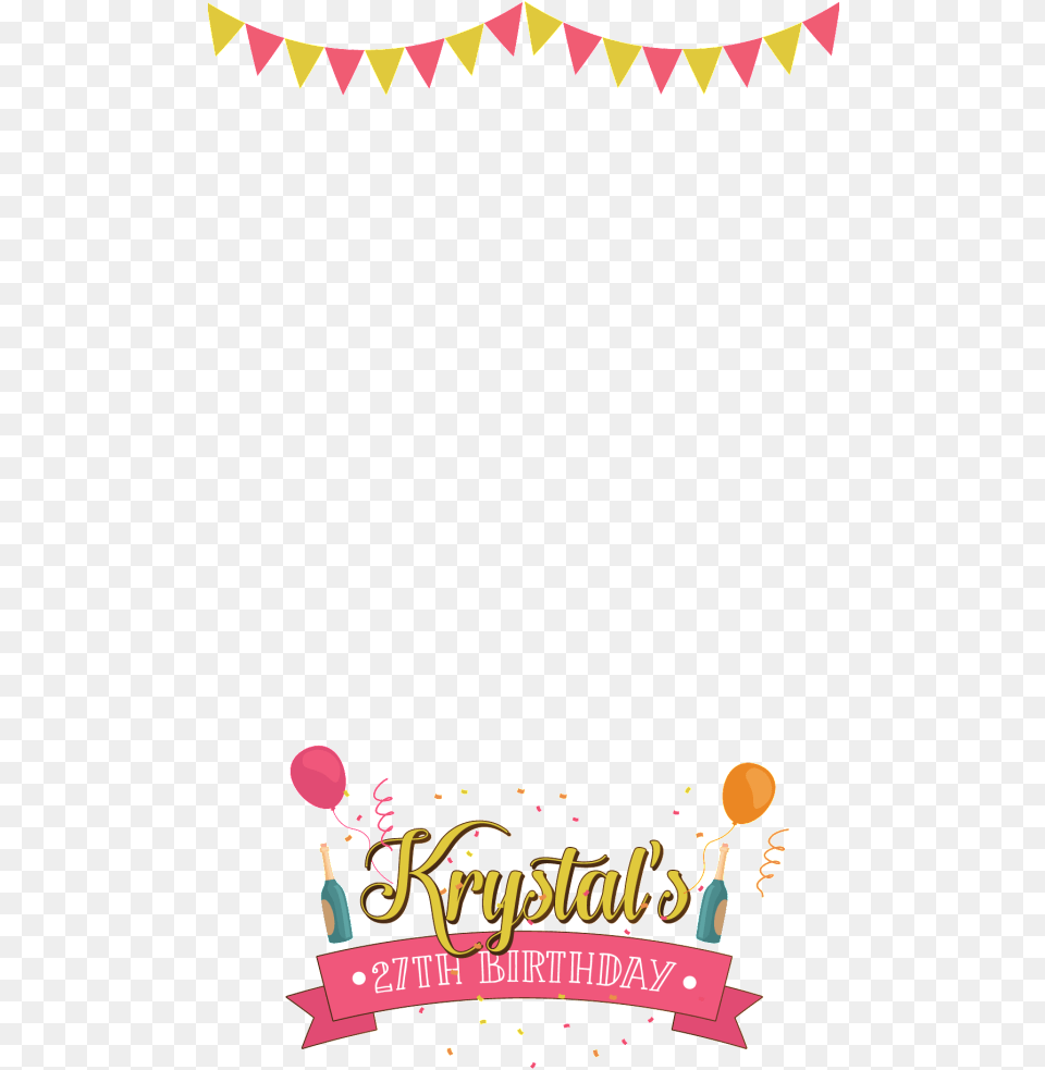 Birthday Filter For Snapchat Psd, Balloon, Advertisement, Poster, People Free Png Download