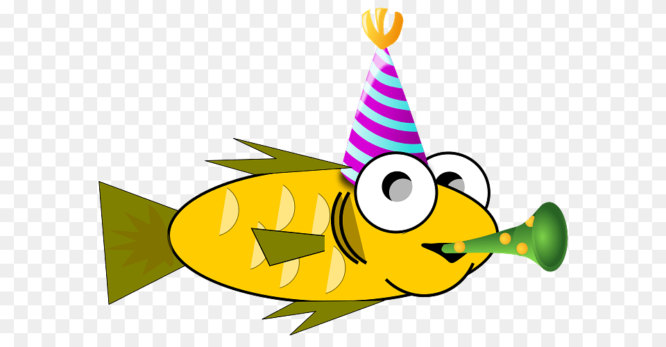 Birthday Fish, Clothing, Hat, Party Hat Png Image