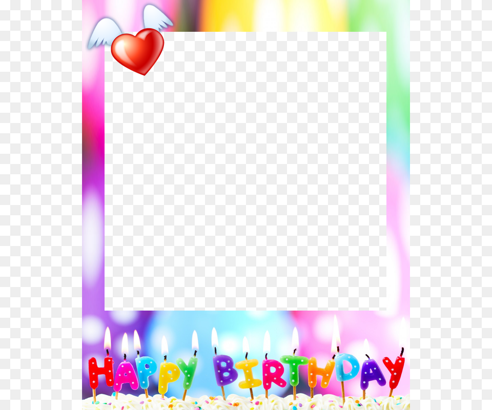 Birthday Frame Happy Birthday Frame Girl, People, Person, Birthday Cake, Cake Free Png Download