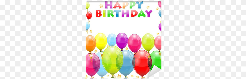 Birthday Frame Wall Mural U2022 Pixers We Live To Change Birthday, Balloon, People, Person Free Transparent Png