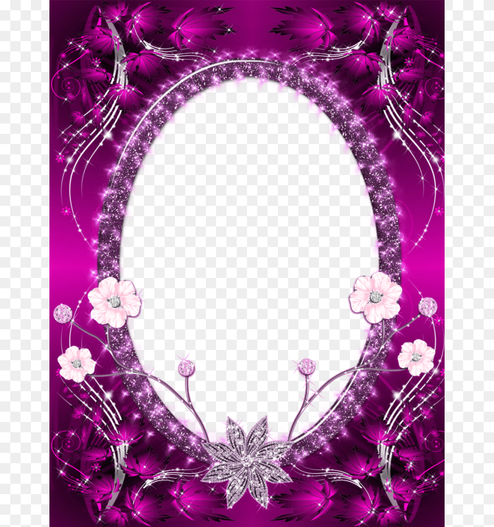 Birthday Frames Happy Birthday Frame Photo Frame Beautiful Picture Frame, Purple, Pattern, Art, Floral Design Free Png Download