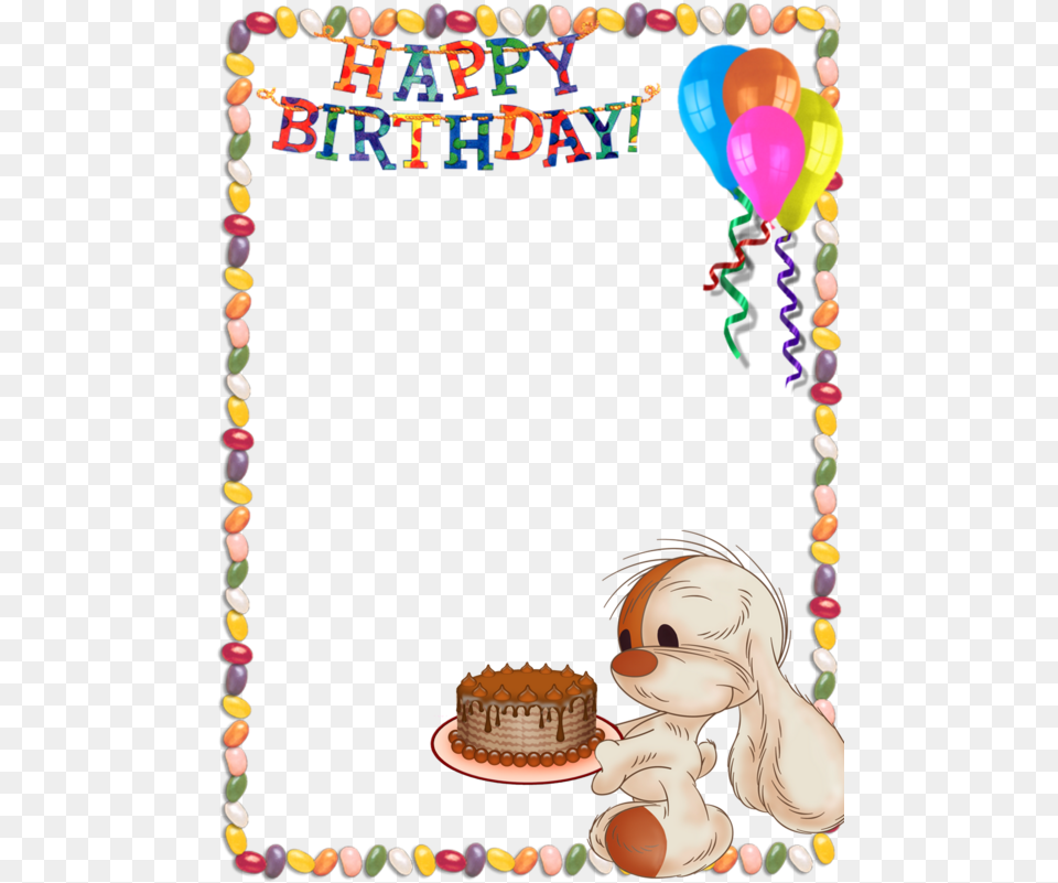 Birthday Frames You Happy Hq Happy Birthday Editing, Birthday Cake, Cake, Cream, Dessert Png Image