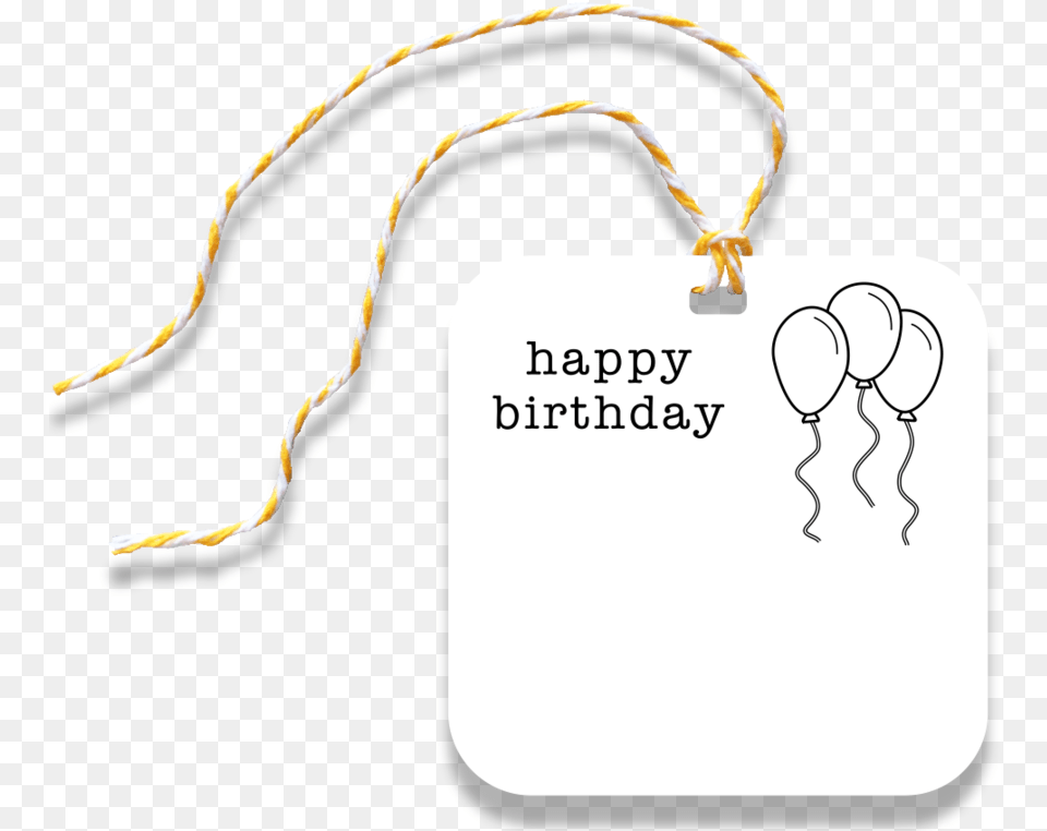 Birthday Gift Tag Illustration, Accessories, Jewelry, Necklace Png