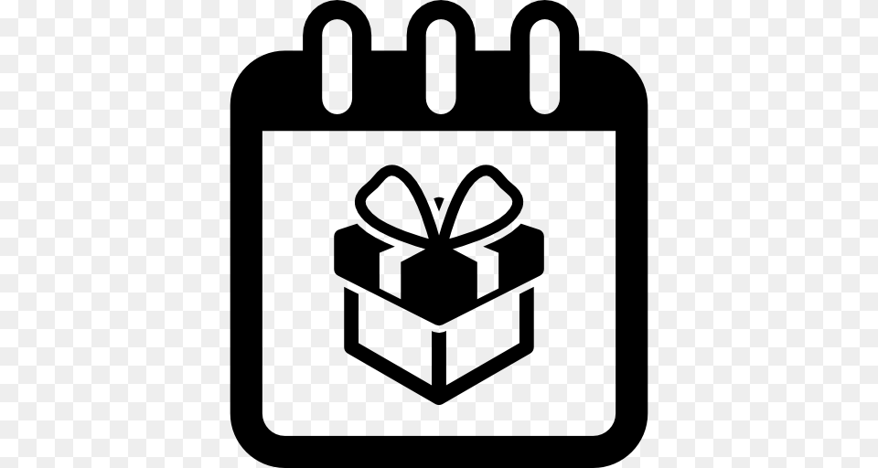 Birthday Giftbox On Reminder Calendar, Device, Grass, Lawn, Lawn Mower Free Png