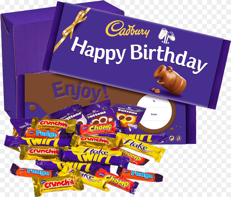 Birthday Gifts Chocolate Gifts Cadbury Gifts Direct Happy Birth Day Gift, Food, Sweets, Candy, Bottle Png Image