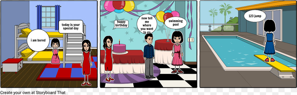 Birthday Girl Cartoon, Book, Comics, Publication, Person Free Png Download