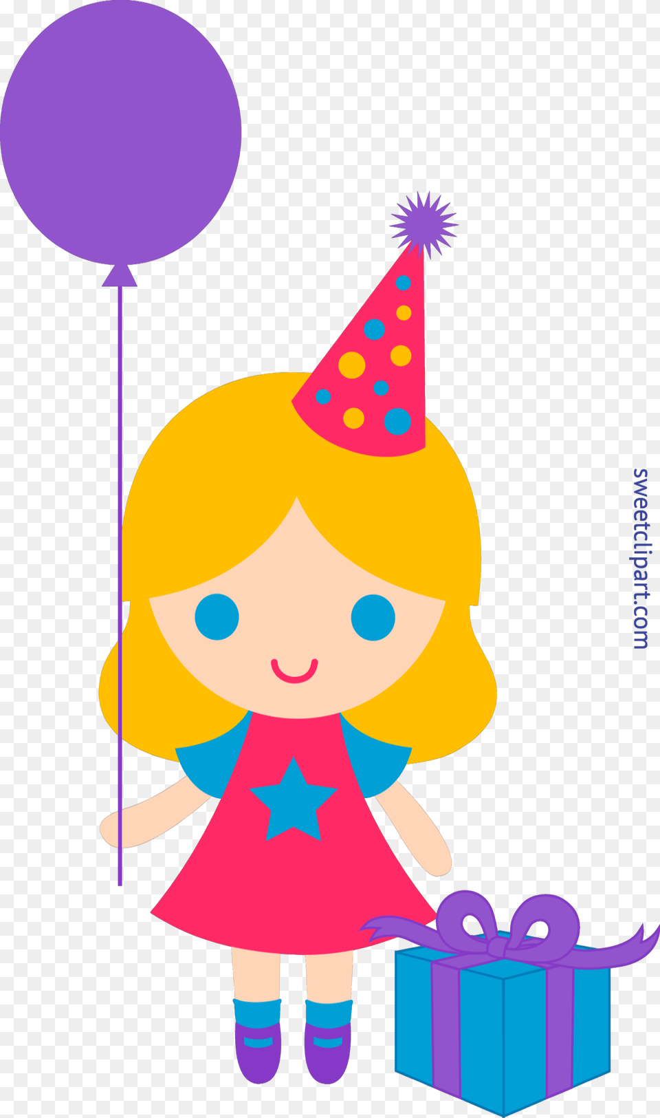 Birthday Girl Clip Art, Clothing, Hat, Baby, Person Png