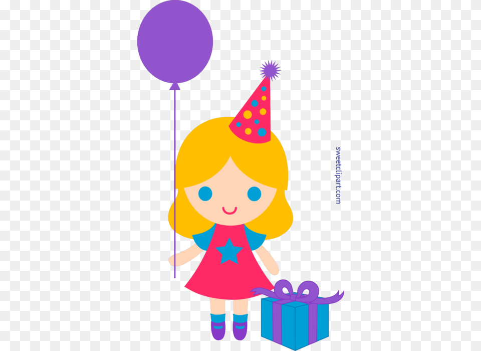 Birthday Girl Clip Art, Clothing, Hat, Party Hat, Baby Free Png Download