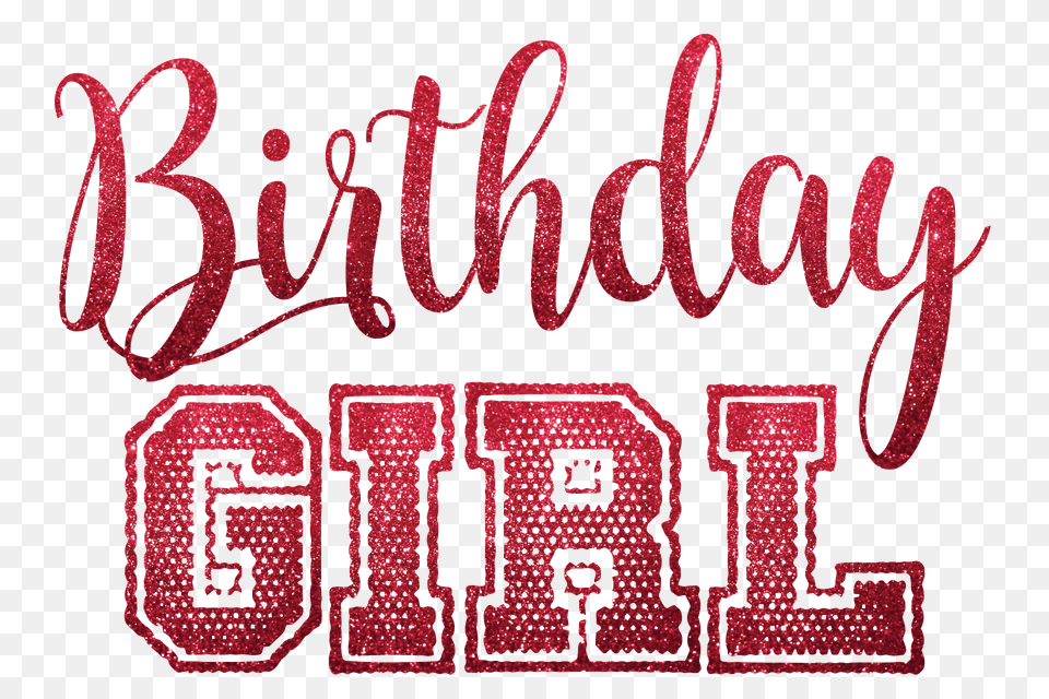 Birthday Girl Lettering Clipart, Text, Dynamite, Weapon Free Png