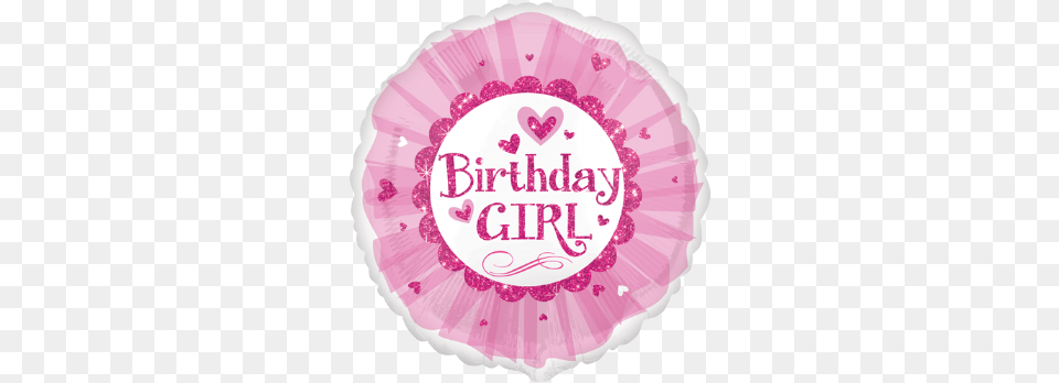 Birthday Girl Pink Sparkle Tutu Pink Balloons Birthday Girl, Birthday Cake, Cake, Cream, Food Png