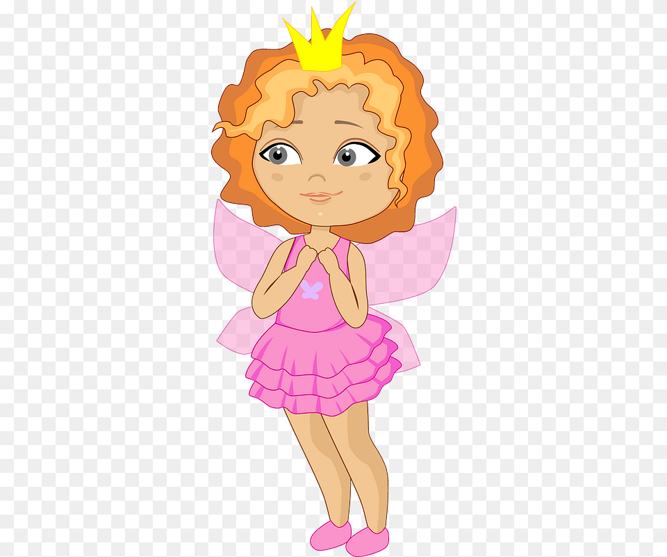 Birthday Girl With A Crown Clipart Download Fairy, Baby, Person, Face, Head Free Transparent Png