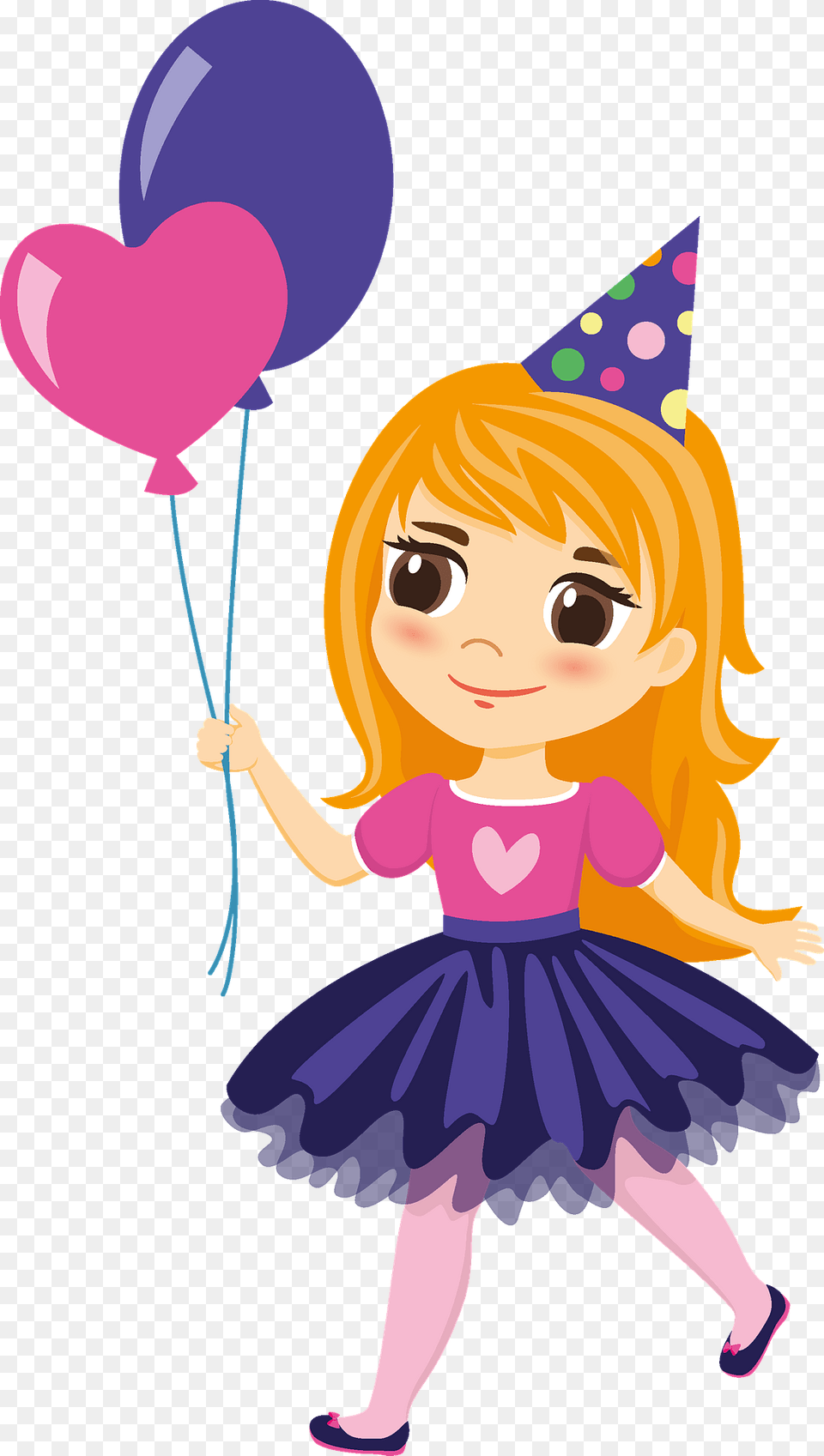 Birthday Girl With Balloons Clipart, Baby, Balloon, Person, Face Free Transparent Png
