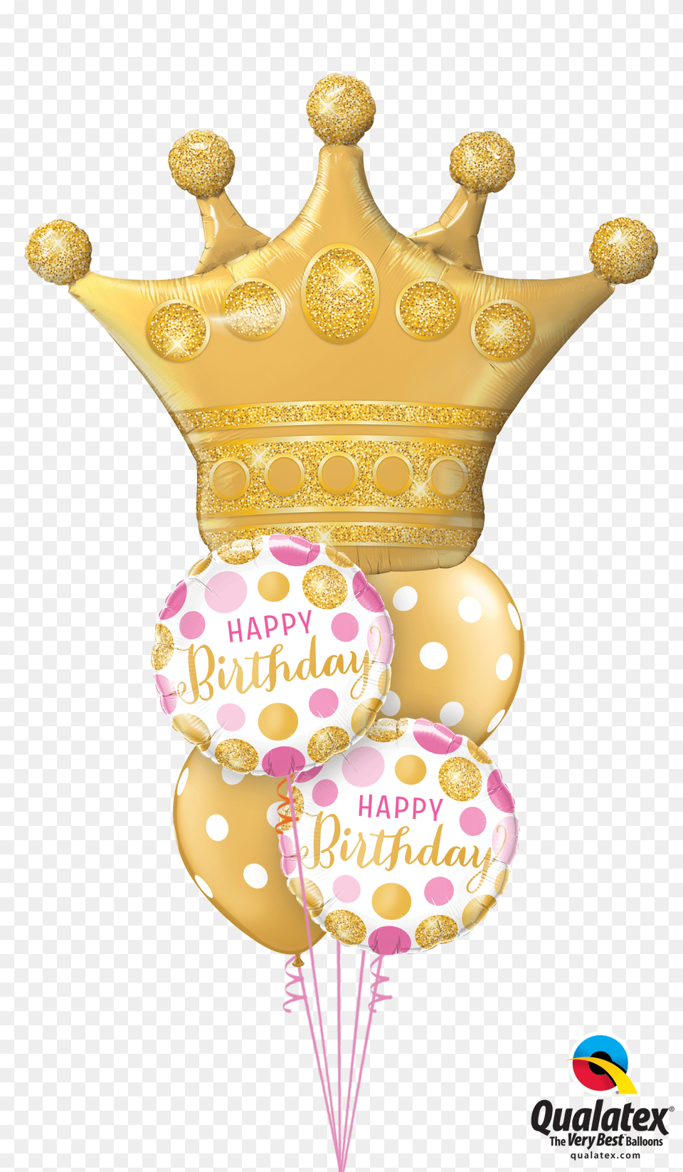 Birthday Golden Crown At London Helium Balloons Crown Balloons, Accessories, Jewelry, Badge, Logo Png