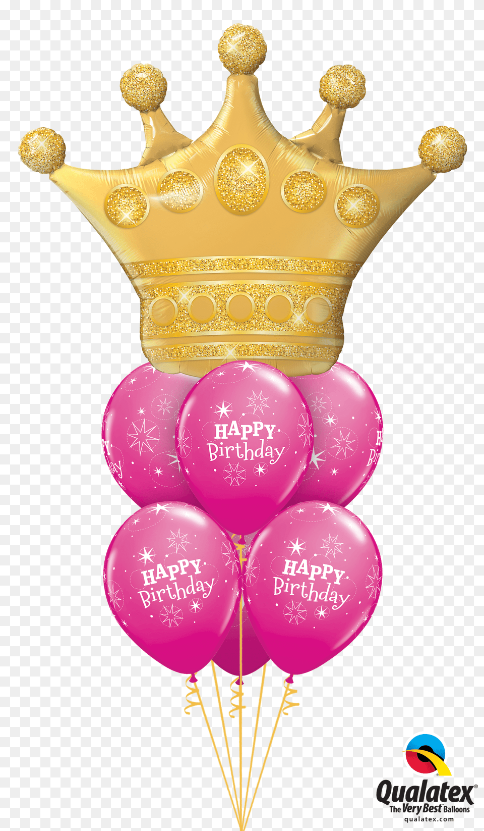 Birthday Golden Crown Luxury, Balloon, Accessories, Jewelry Free Png Download
