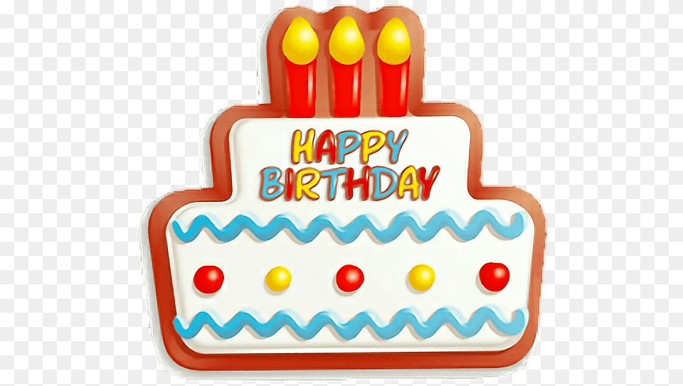 Birthday Happybirthday Cute Colorful Pins Birthdaycake Birthday Circle Frame Clipart, Birthday Cake, Cake, Cream, Dessert Free Png