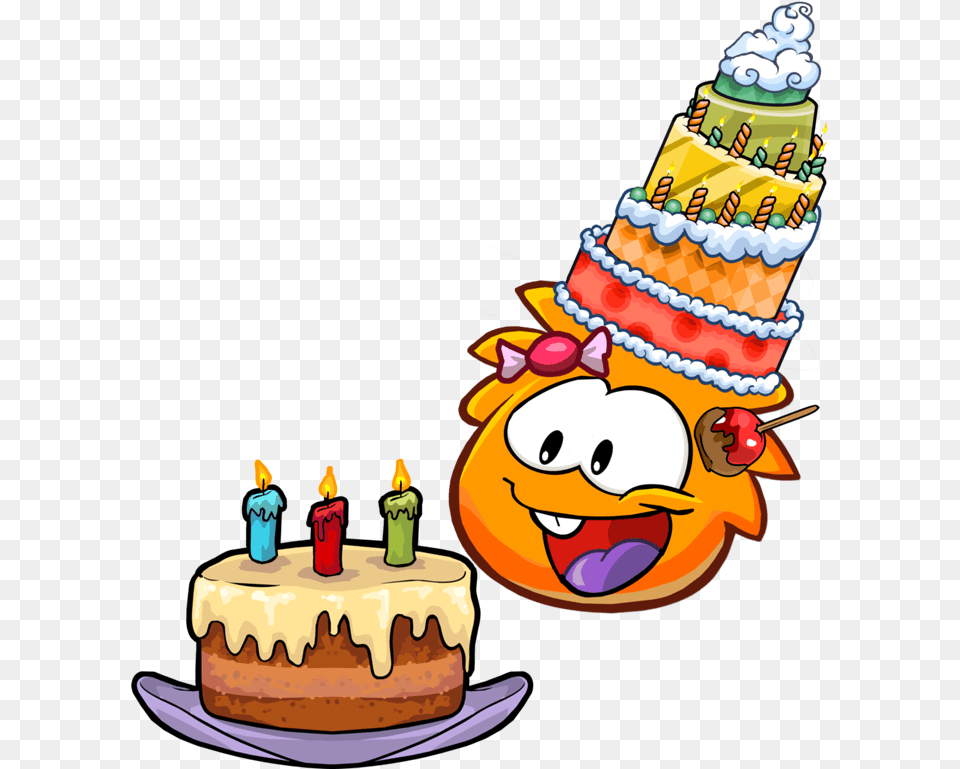 Birthday Hat Clipart Clip Art Library Club Penguin Happy Birthday, Birthday Cake, Cake, Cream, Dessert Png