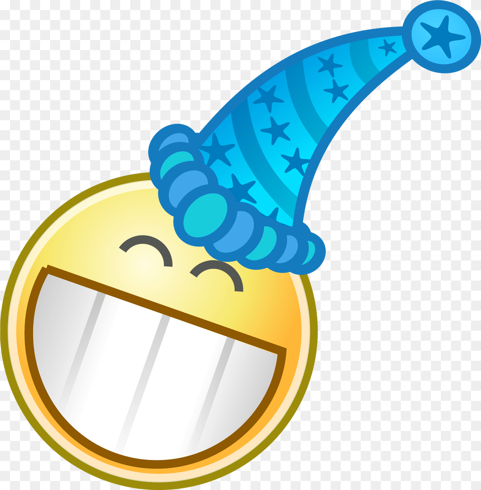 Birthday Hat Clipart Party Thing Celebration Clipart Smiley Face Birthday, Gold, Blade, Dagger, Knife Free Png Download