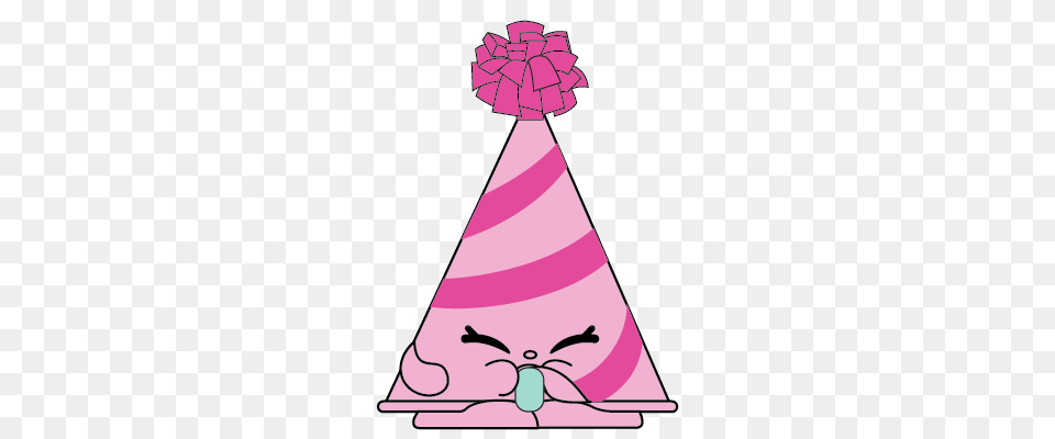 Birthday Hat Clipart Pink, Clothing, Party Hat Png Image