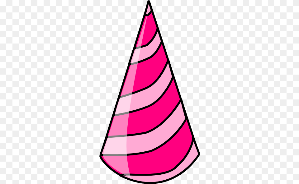 Birthday Hat Clipart Transparent Blue Party Hat Clip Art, Clothing, Cone, Triangle, Rocket Png Image