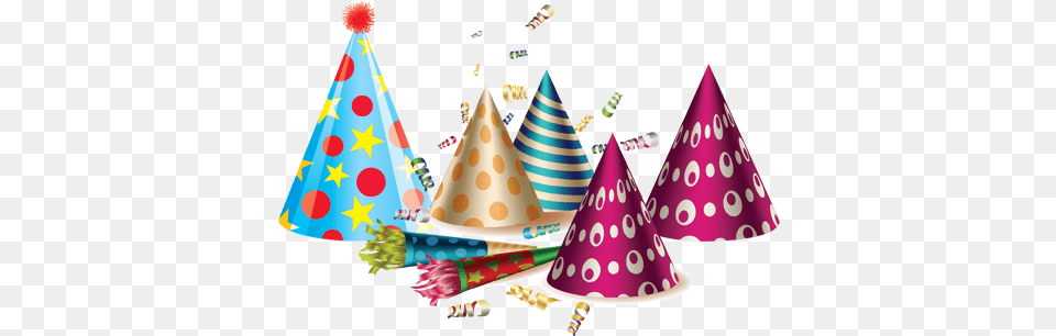 Birthday Hat Confetti, Clothing, Party Hat Free Transparent Png