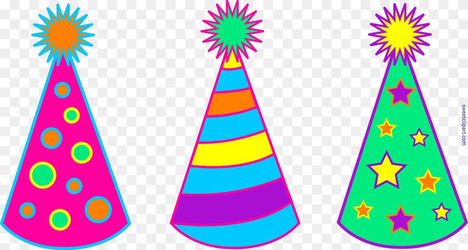 Birthday Hat Happy Party Hats Birthday Party Hat Clipart, Clothing, Lighting, Boat, Transportation Png Image