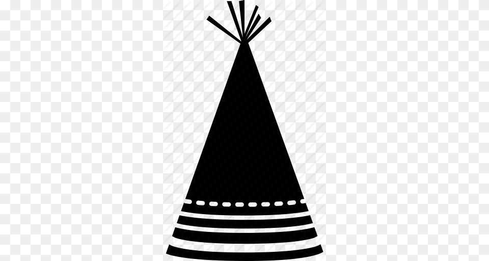 Birthday Hat Party Stripes Icon, Clothing, Triangle Free Png