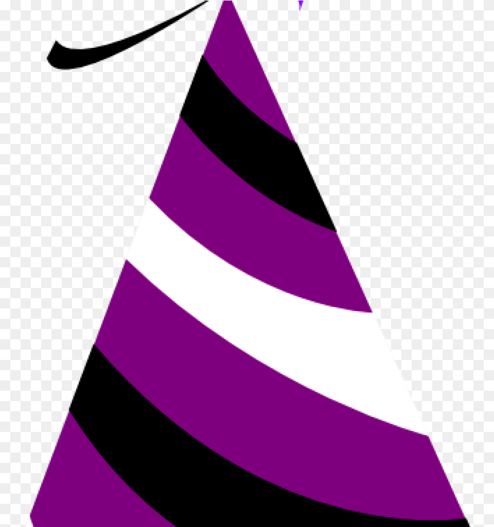 Birthday Hat Transparent Transparent Party Hat Transparent Background Party Hat Purple, Clothing, Party Hat, Triangle, Animal Free Png Download