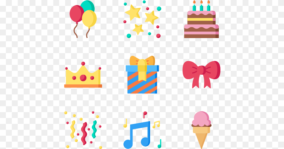 Birthday Icon, Birthday Cake, Cake, Cream, Dessert Png Image