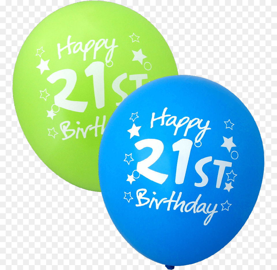 Birthday Images Happy 21st Birthday Balloon, Text Png