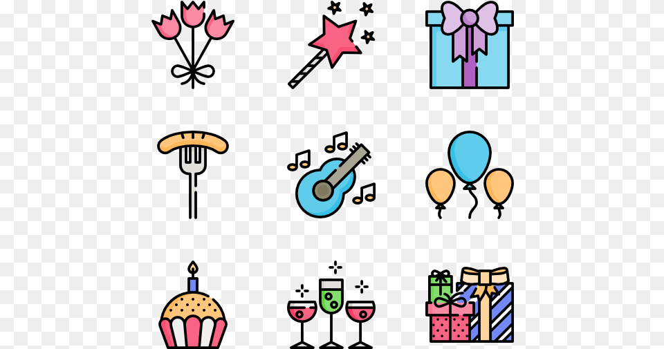 Birthday Library, Cutlery Free Transparent Png