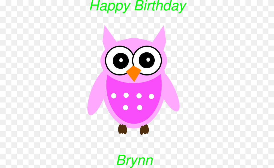 Birthday Owl Clip Art, Animal, Bear, Mammal, Wildlife Png Image