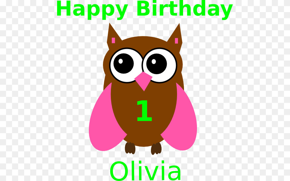 Birthday Owl Clip Art Animal, Cat, Mammal, Pet Free Png Download