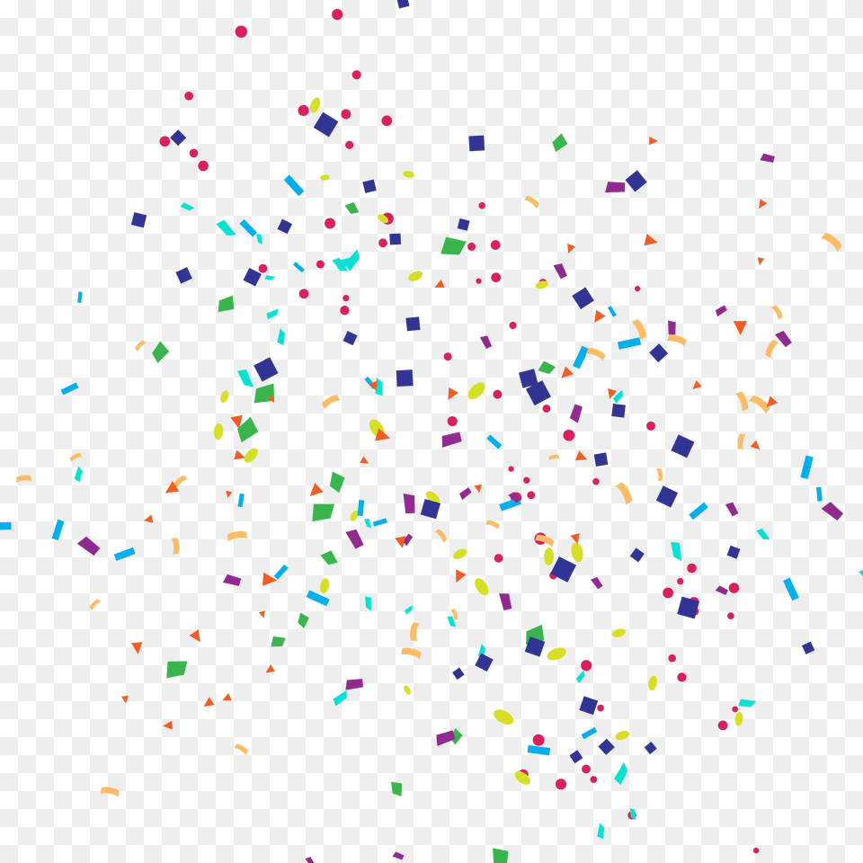 Birthday Paper Confetti Party Cartoon Happy Clipart Birthday Transparent Background Confetti Free Png