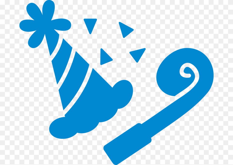 Birthday Parties Blue Birthday Decor, Clothing, Hat Png