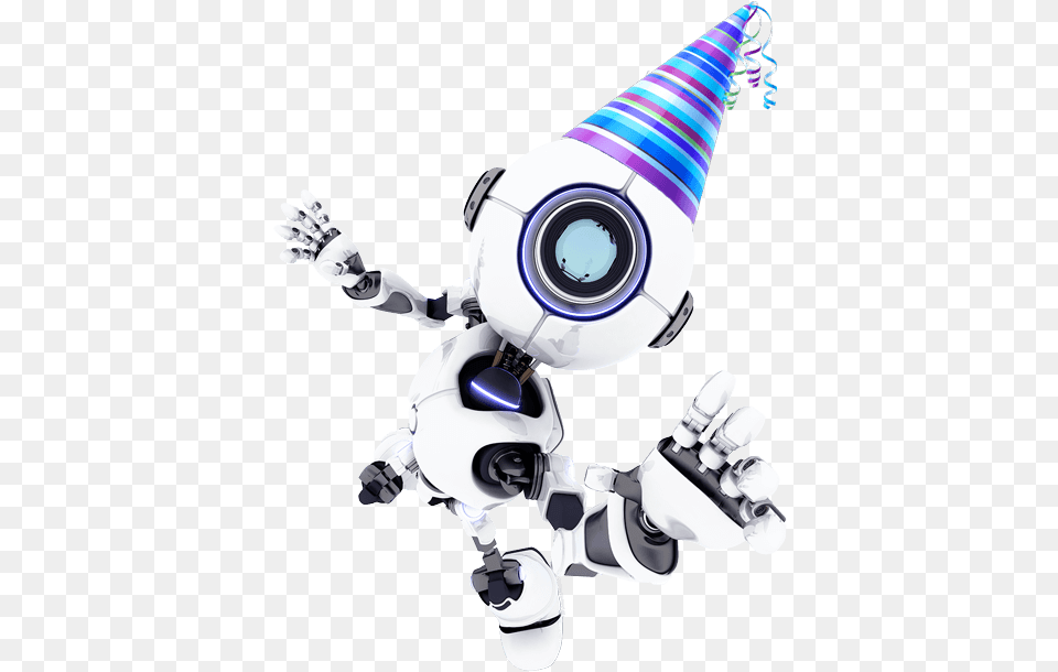 Birthday Parties Robot, Clothing, Hat, Baby, Person Free Png
