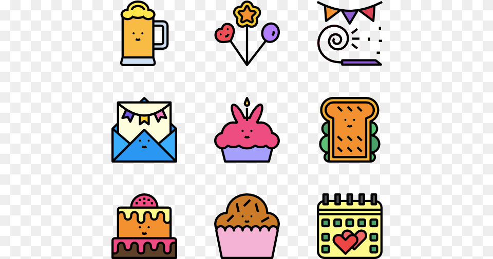 Birthday Party, Cream, Dessert, Food, Ice Cream Png