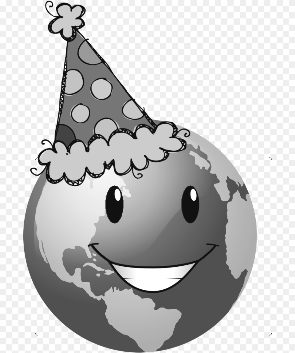 Birthday Party For The World World Globe Vector, Clothing, Hat, Person, Face Free Png