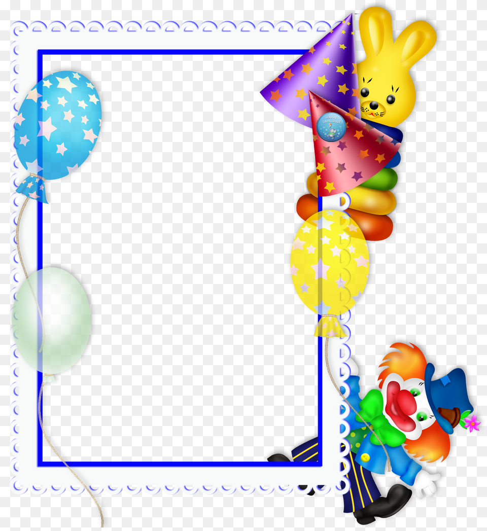 Birthday Party Frame Format Happy Birthday, Clothing, Hat, People, Person Free Transparent Png
