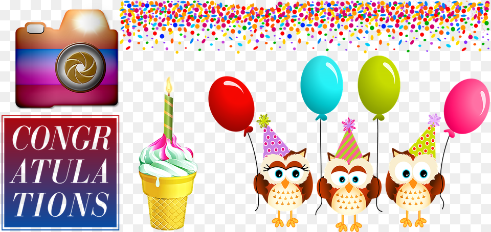 Birthday Party Happy Birthday Cake Free Photo Buon Compleanno, Food, Ice Cream, Cream, Dessert Png