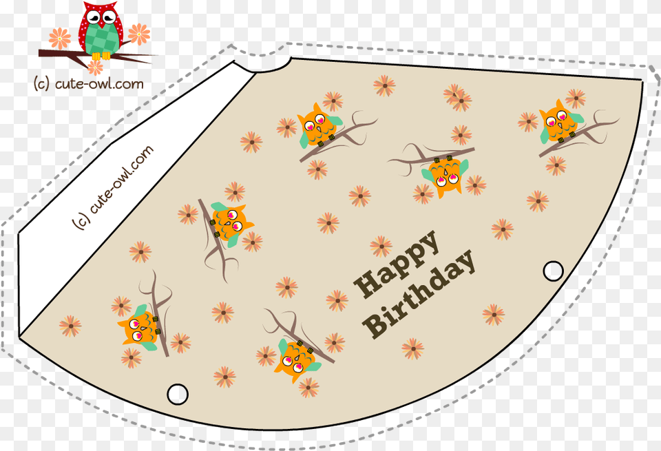 Birthday Party Hat Featuring Cute Orange Owl Birthday Hat Printable, Art, Graphics, Pattern, Outdoors Free Png