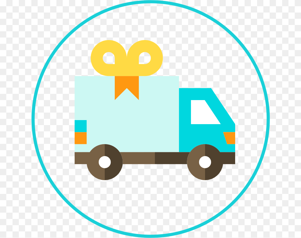 Birthday Party Icons, Moving Van, Transportation, Van, Vehicle Free Png Download