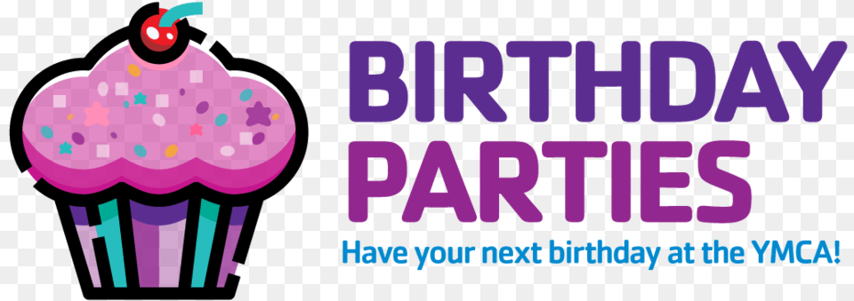 Birthday Party Logo, Cream, Dessert, Food, Ice Cream Free Png Download