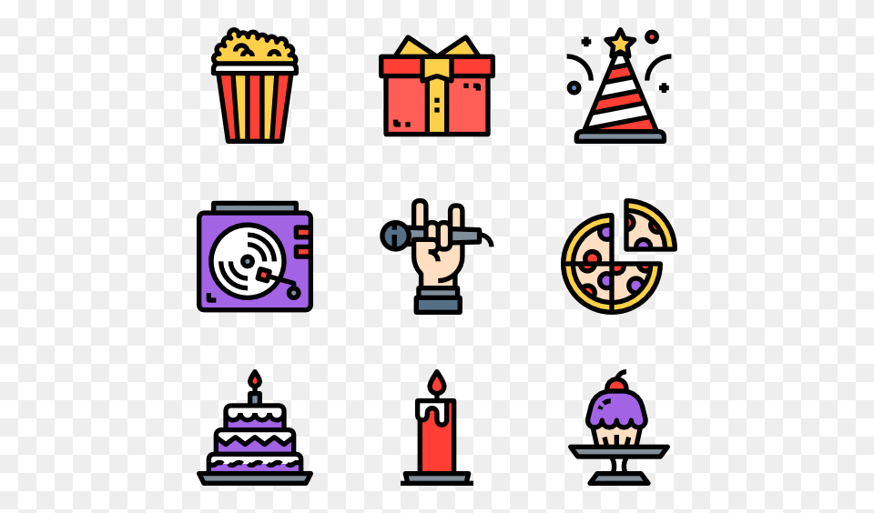 Birthday Party Premium Icons Free Png Download