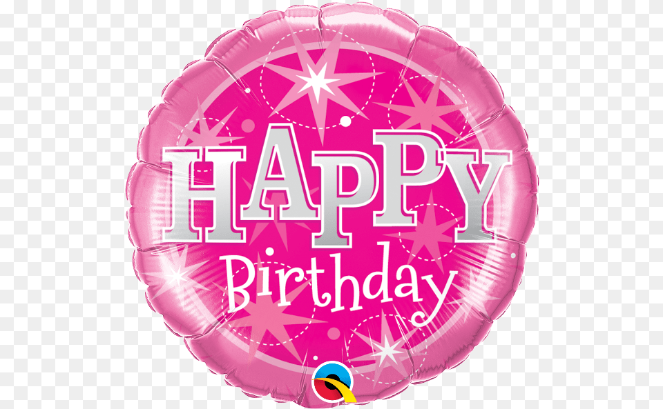 Birthday Pink Sparkle Mylar Balloon Happy Birthday Balloons Pink Png